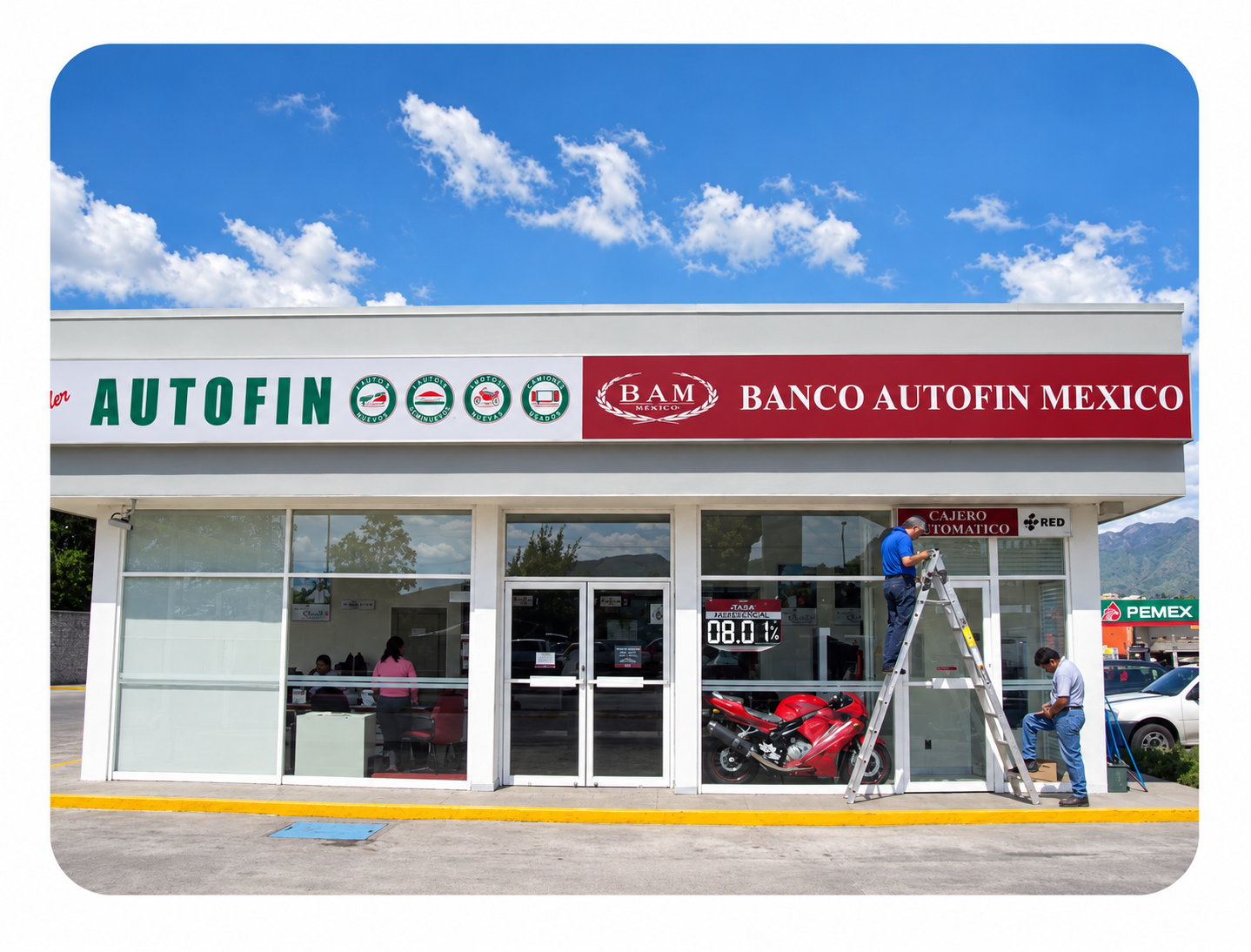 Impresión de gran formato en Grupo Autofin