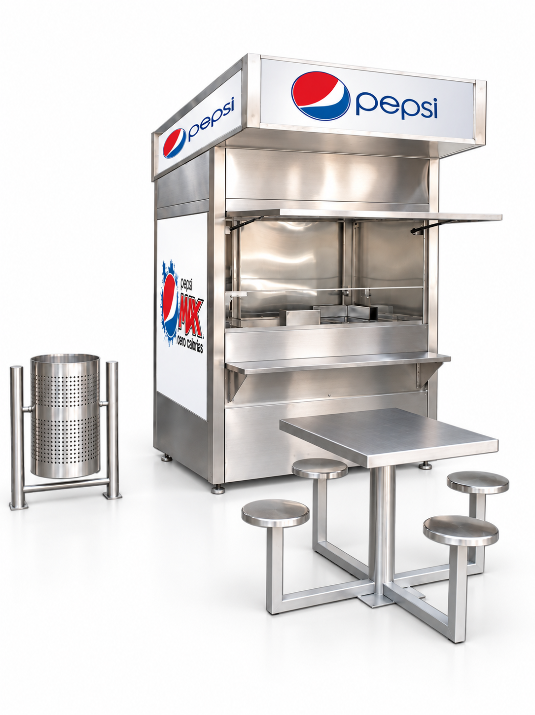 Puesto promocional Pepsi